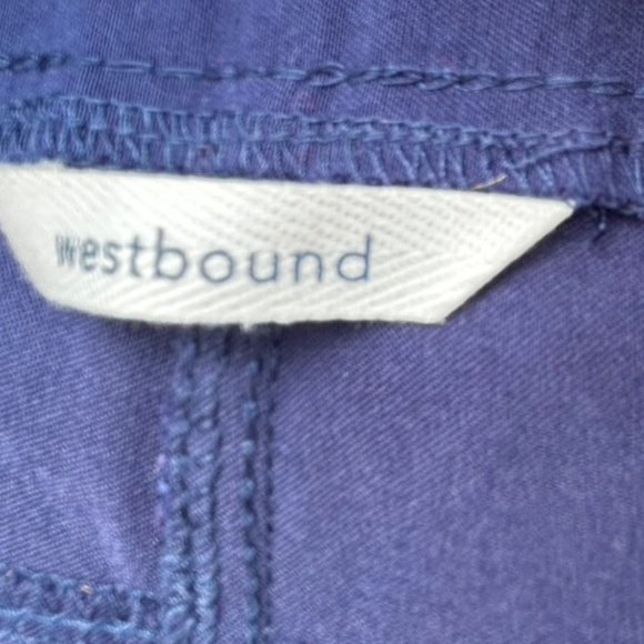 💐🌷Westbound Navy Blue Flat Front Pull-on Pants Size 12L. EUC - Picture 6 of 6